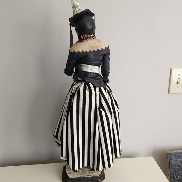 Nicol Sayre Handcrafted Folk Art Doll (witch) - Picture 12 of 14